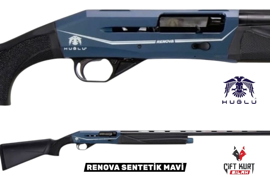 Huğlu RENOVA SENTETİK MAVİ Tüplü Şarjörlü Yarı Otomatik Av Tüfeği